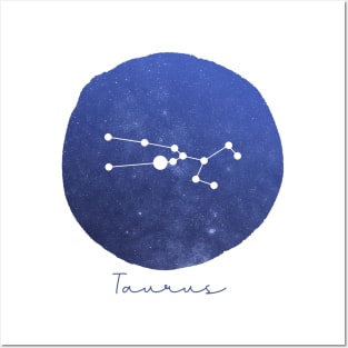 Taurus Starry Sky Posters and Art